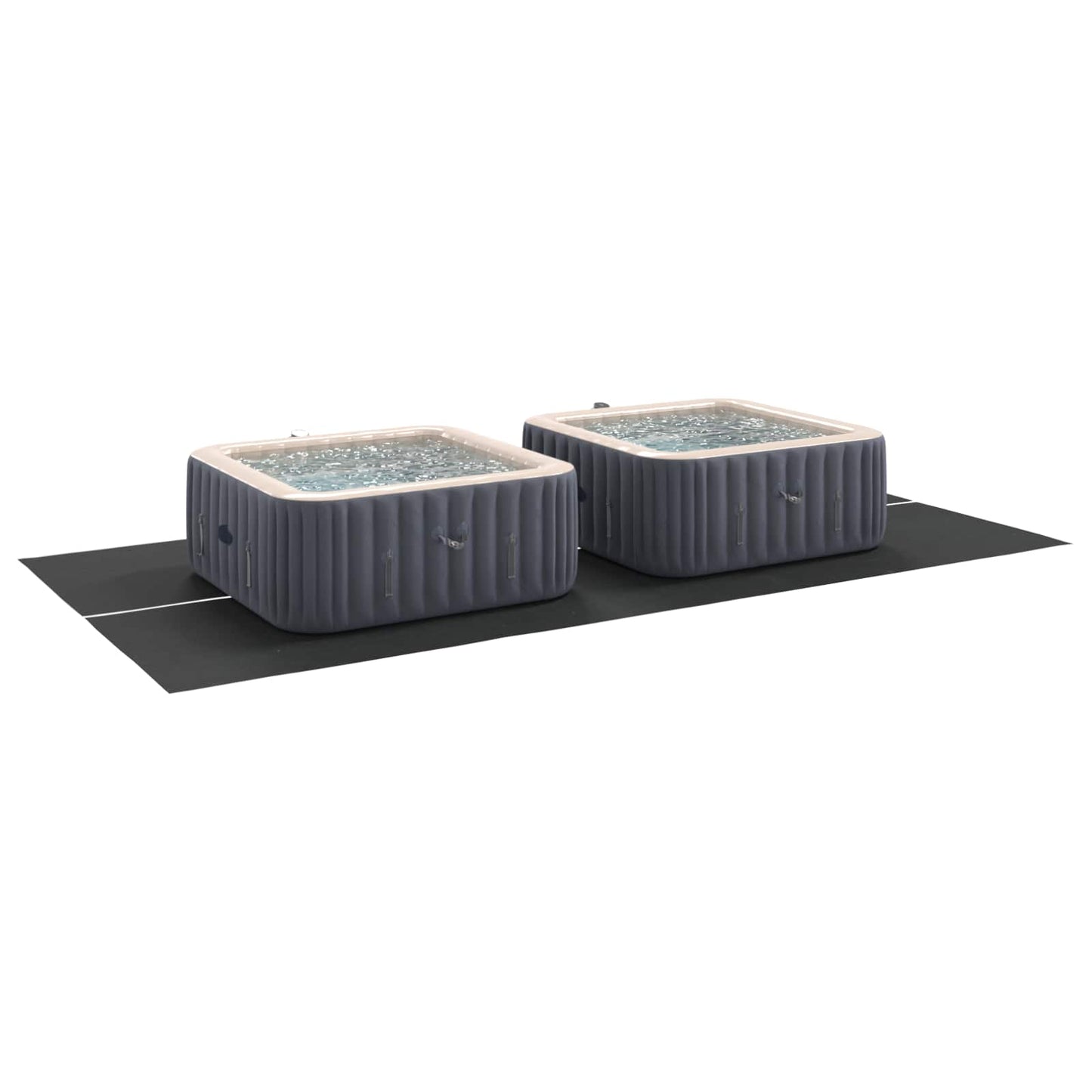 vidaXL Εδαφοκάλυψη Πισίνας Μαύρο 500 x 250 x 0,1 εκ Μη Υφαμένο Ύφασμα