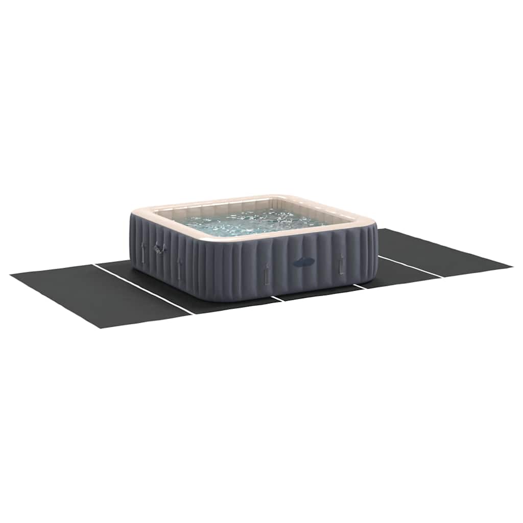 vidaXL Ορθογώνιο Κάλυμμα Πισίνας Μαύρο 550 x 280 cm Πολυαιθυλένιο