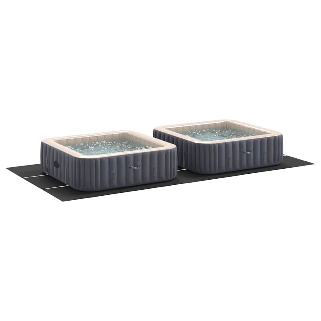 vidaXL Ορθογώνιο Κάλυμμα Πισίνας Μαύρο 640 x 321 cm Πολυαιθυλένιο