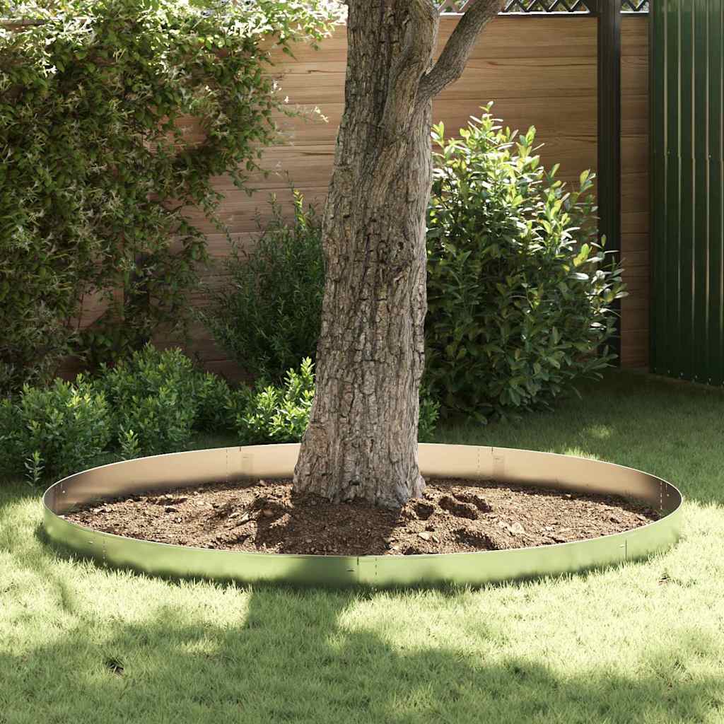 vidaxl Φράχτης Γκαζόν 100 x 20 x 0.07 εκ. Γαλβανισμένο Χάλυβα