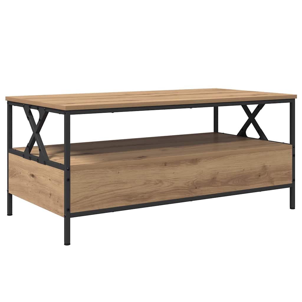vidaXL Τραπεζάκι σαλονιού with Drawer artisan δρυς 100 x 51 x 45 cm