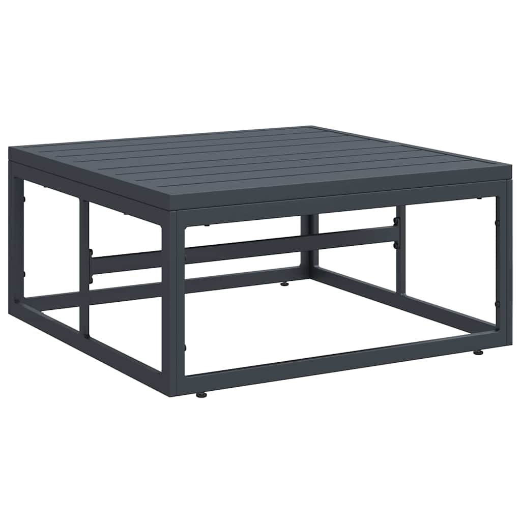 vidaXL Σετ Καναπέ Κήπου με μαξιλάρι 12 pcs Μαύρο Ατσάλι
