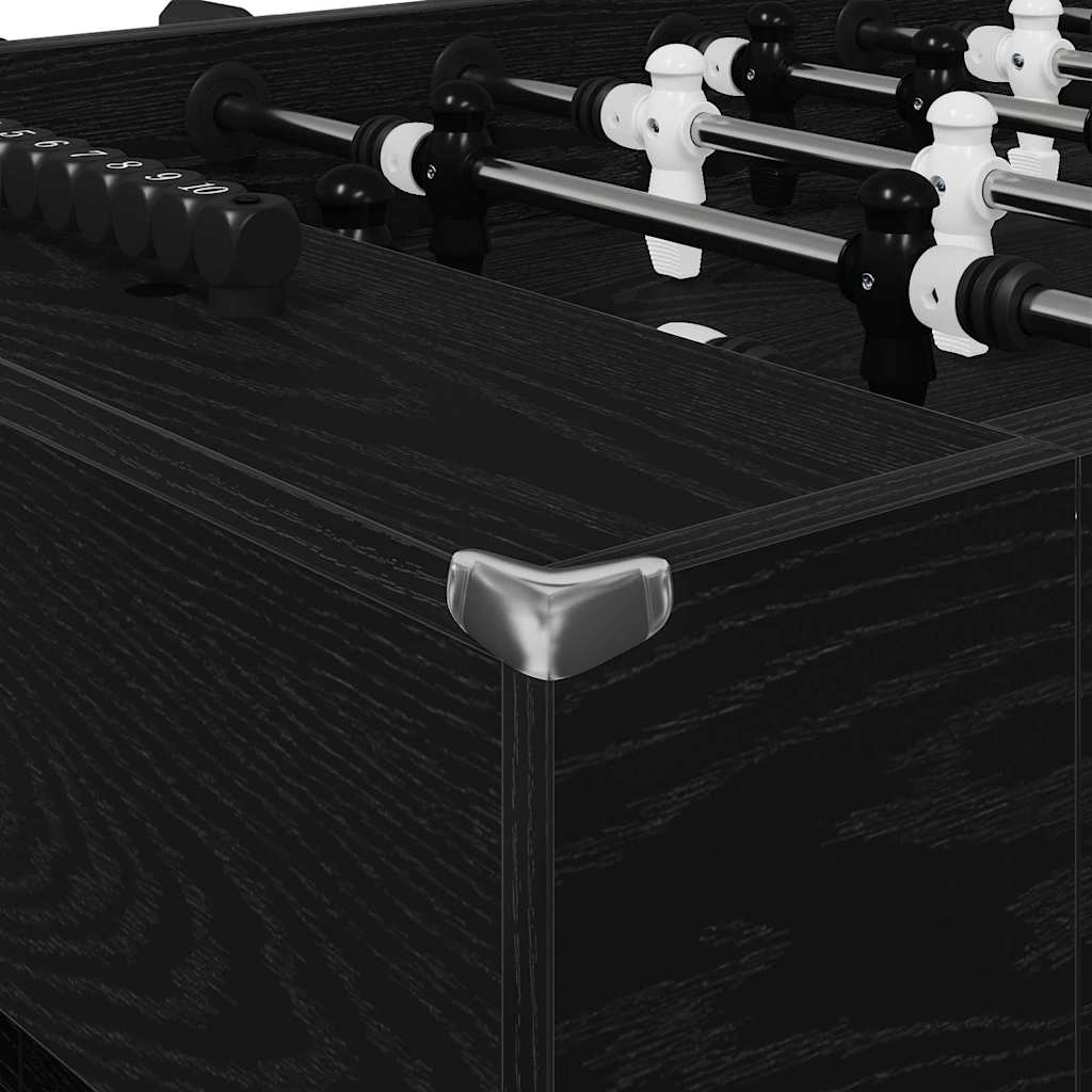 vidaXL Τραπέζι Ποδιού 2 pcs Μαύρη Οξυά 146,5 x 74 x 85 εκ.