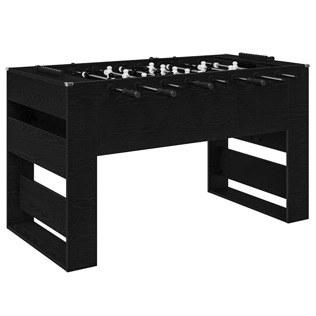 vidaXL Τραπέζι Ποδιού 2 pcs Μαύρη Οξυά 146,5 x 74 x 85 εκ.