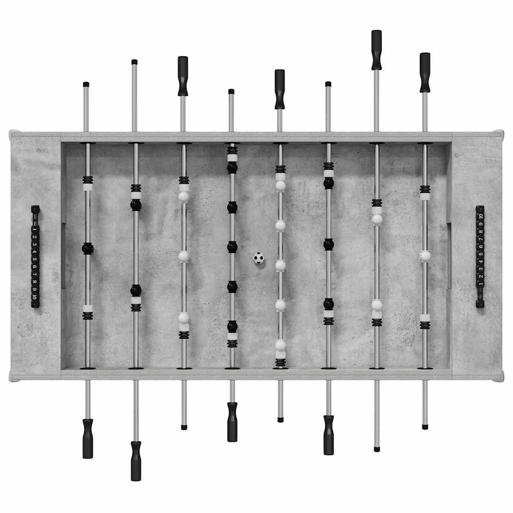 vidaXL Τραπέζι Ποδιού 2 pcs Σκυρόδεμα Γκρι 146,5 x 74 x 85 εκ.