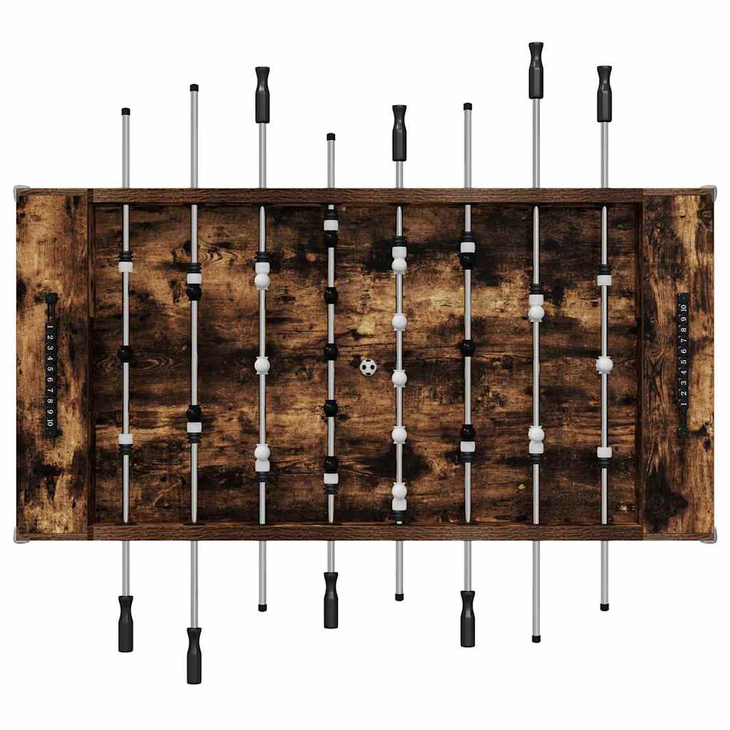 vidaXL Τραπέζι Ποδιού 2 pcs Καπνιστό Δρύς 146,5 x 74 x 85 εκ.