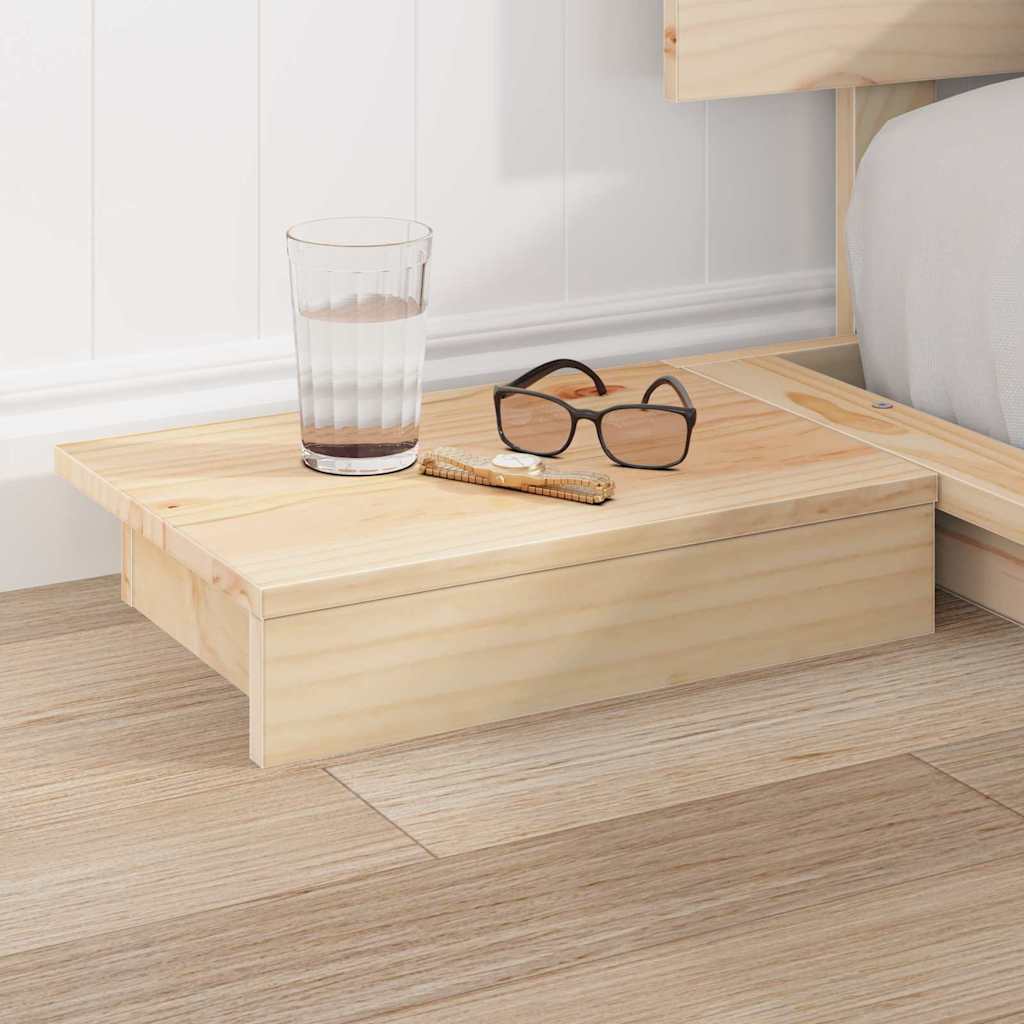 vidaXL Σκελετός Κρεβατιού Καφέ 200 x 200 cm ξύλο