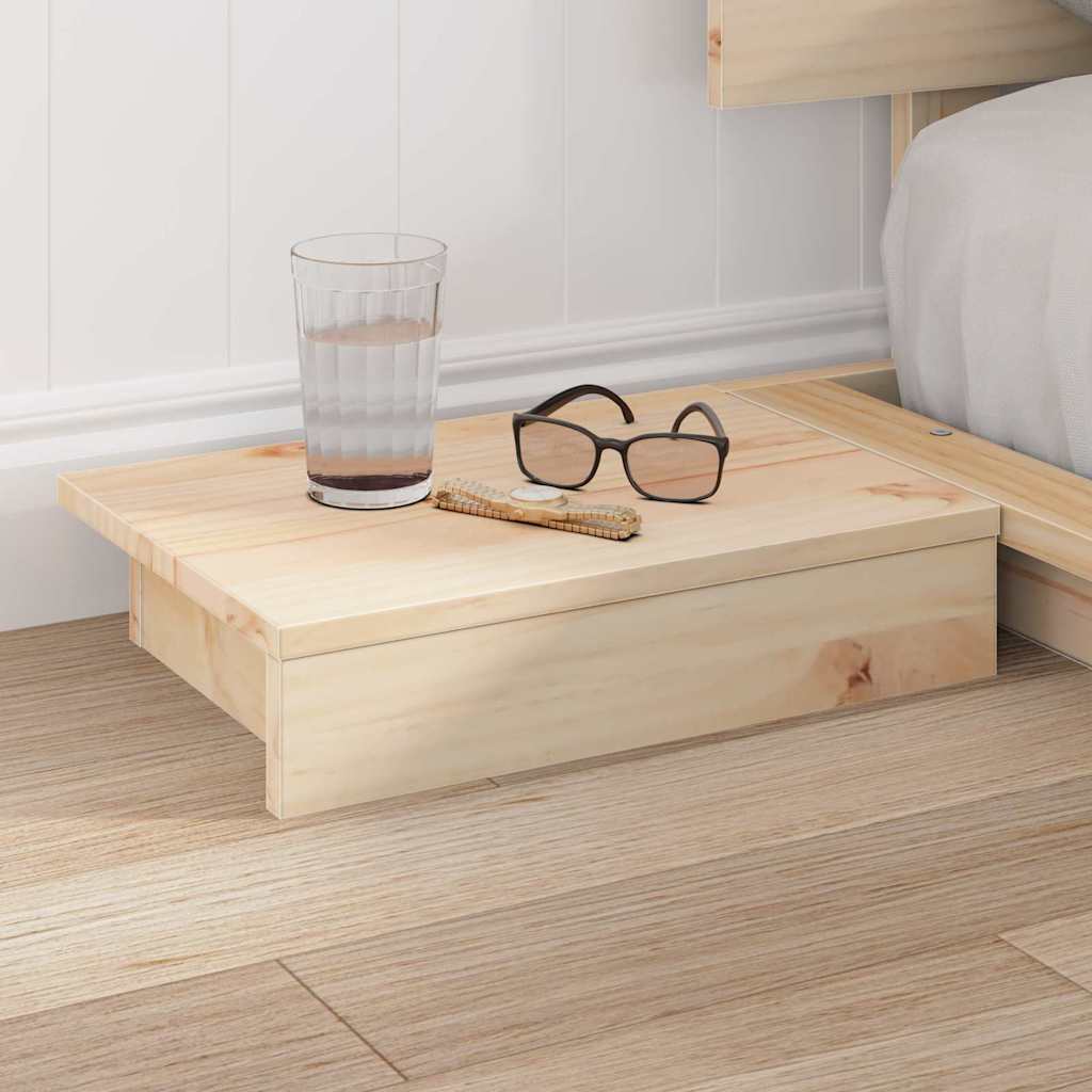 vidaXL Σκελετός Κρεβατιού Καφέ 120 x 190 cm ξύλο