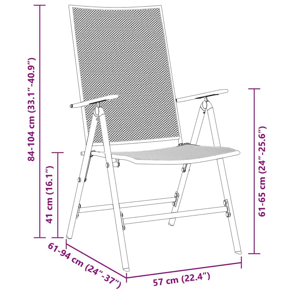vidaXL Σετ Κήπου 5 Τεμαχίων σε Ανθρακί Χάλυβα