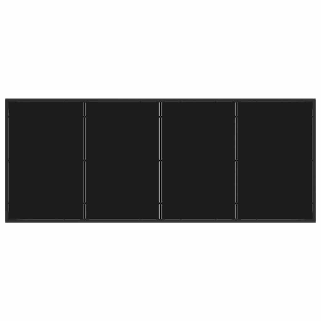 vidaXL Σέτ φαγητού για κήπο 7 pcs Καφέ συνθετικό ρατάν