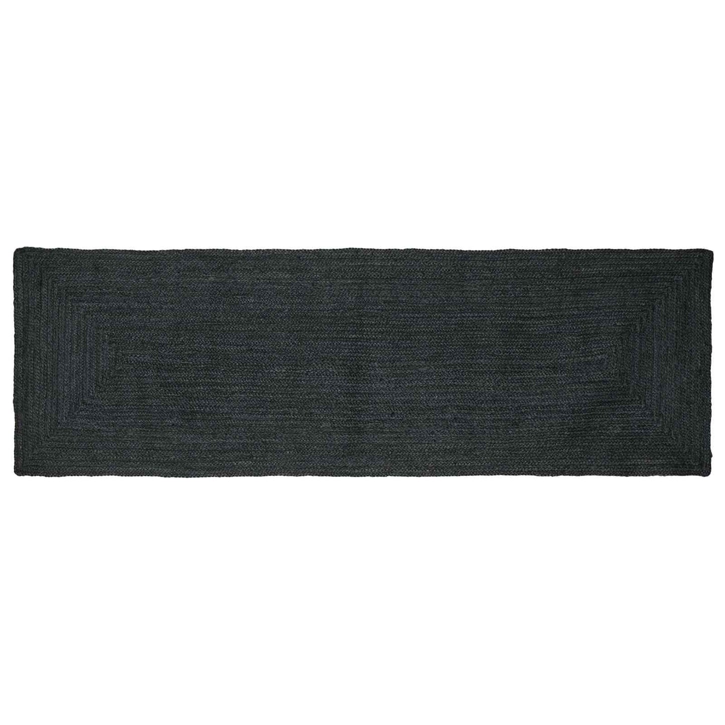 vidaXL Χαλιά χώρου Ορθογώνιος Σκούρο Γκρι 80 x 250 cm Γιούτα