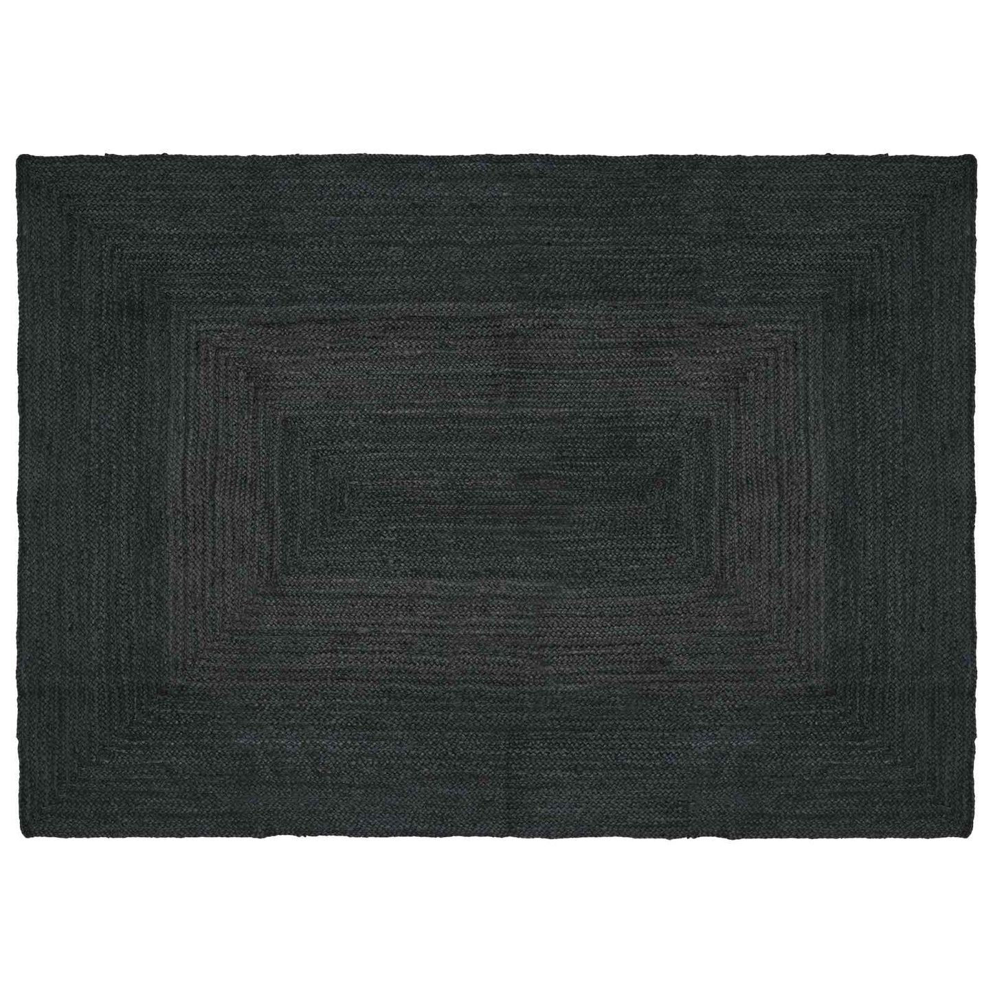 vidaXL Χαλί Περιοχής Σκούρο Γκρι 140 x 200 cm Γιούτα