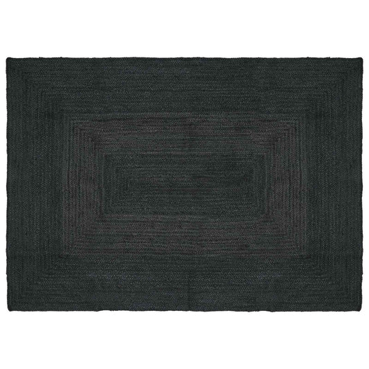 vidaXL Χαλιά χώρου Ορθογώνιος Σκούρο Γκρι 140 x 200 cm Γιούτα