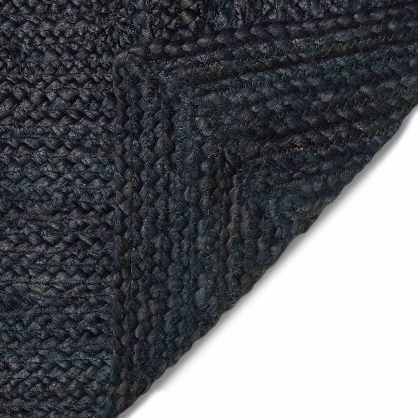 vidaXL Χαλιά χώρου τετράγωνο Σκούρο Γκρι 200 x 200 cm Γιούτα