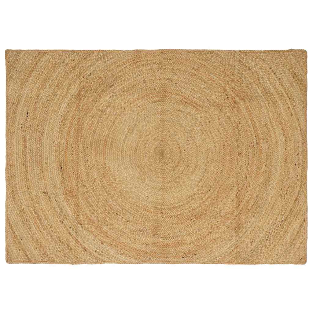 vidaXL Χαλί Καφέ 120 x 170 cm Γιούτα