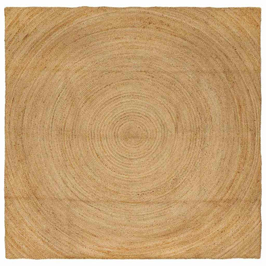 vidaXL Χαλιά χώρου Φυσικό 240 x 240 cm Γιούτα