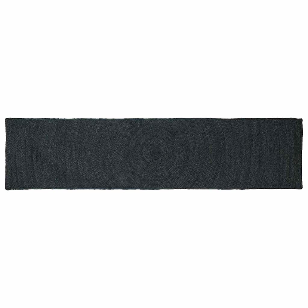 vidaXL Χαλί Σκούρο Γκρι 60 x 300 cm Γιούτα