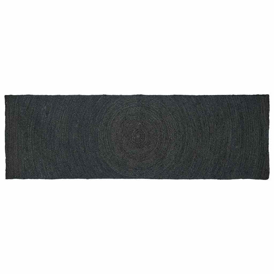vidaXL Χαλιά χώρου Σκούρο Γκρι 80 x 250 cm Γιούτα