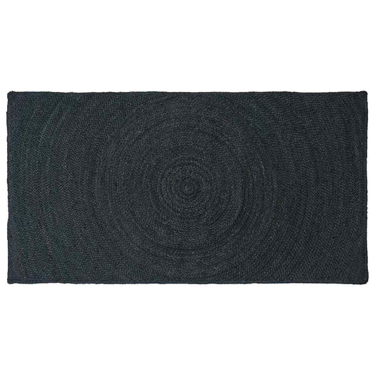 vidaXL Χαλιά χώρου Σκούρο Γκρι 100 x 200 cm Γιούτα
