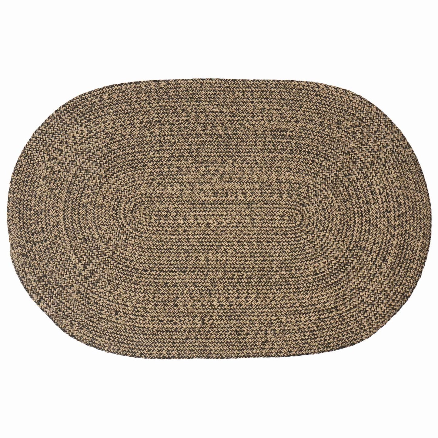 vidaXL Χαλιά χώρου Μαύρο 122 x 183 cm Γιούτα