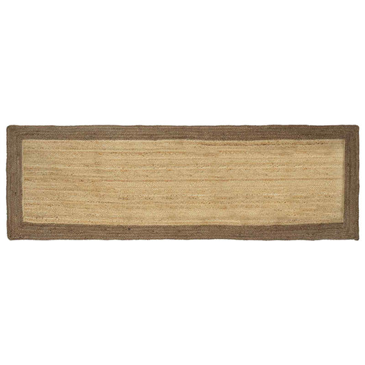 vidaXL Χαλιά χώρου Γκρι 80 x 250 cm Γιούτα