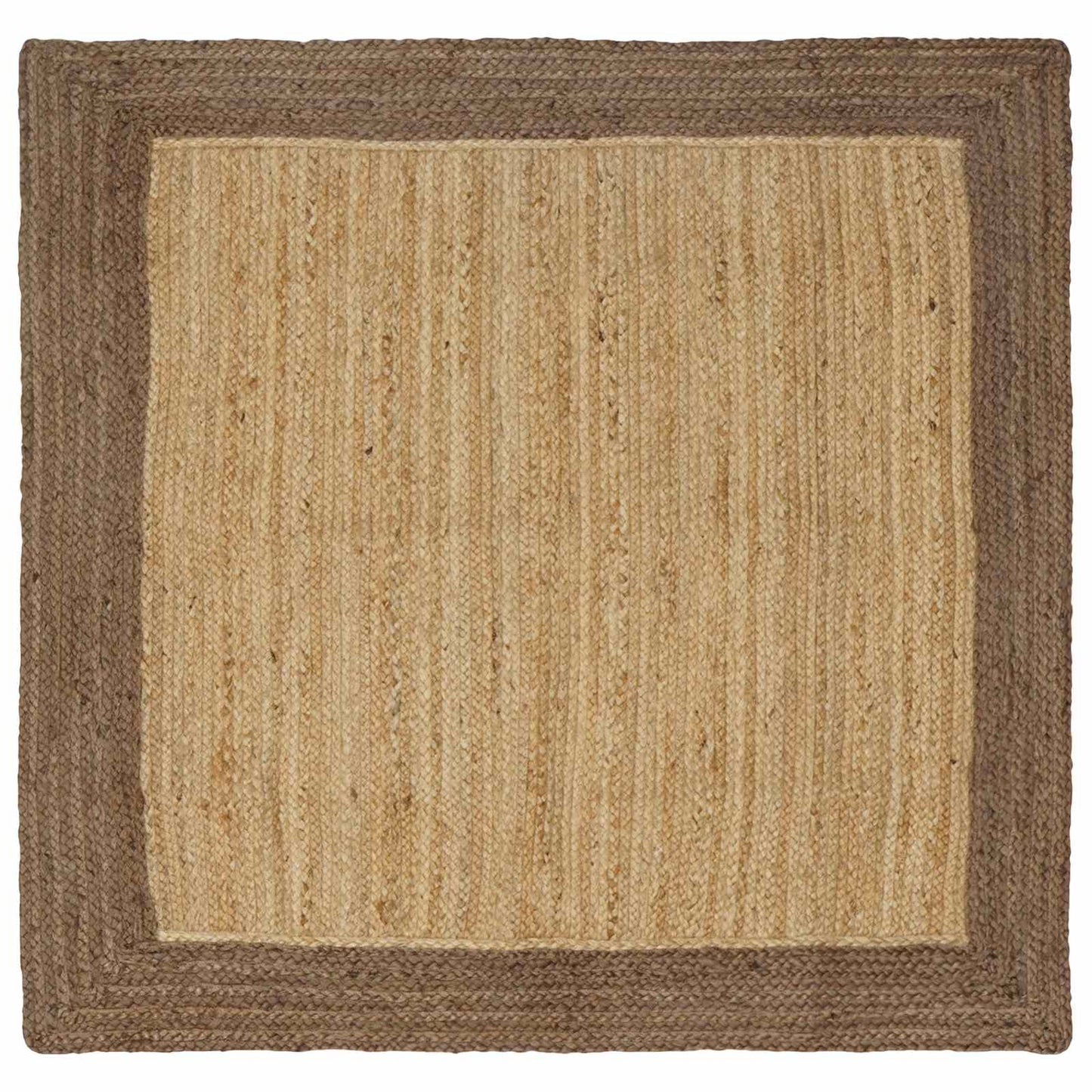 vidaXL Χαλιά χώρου Γκρι 120 x 120 cm Γιούτα