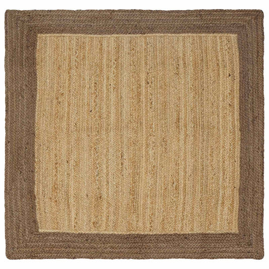 vidaXL Χαλιά χώρου Γκρι 160 x 160 cm Γιούτα
