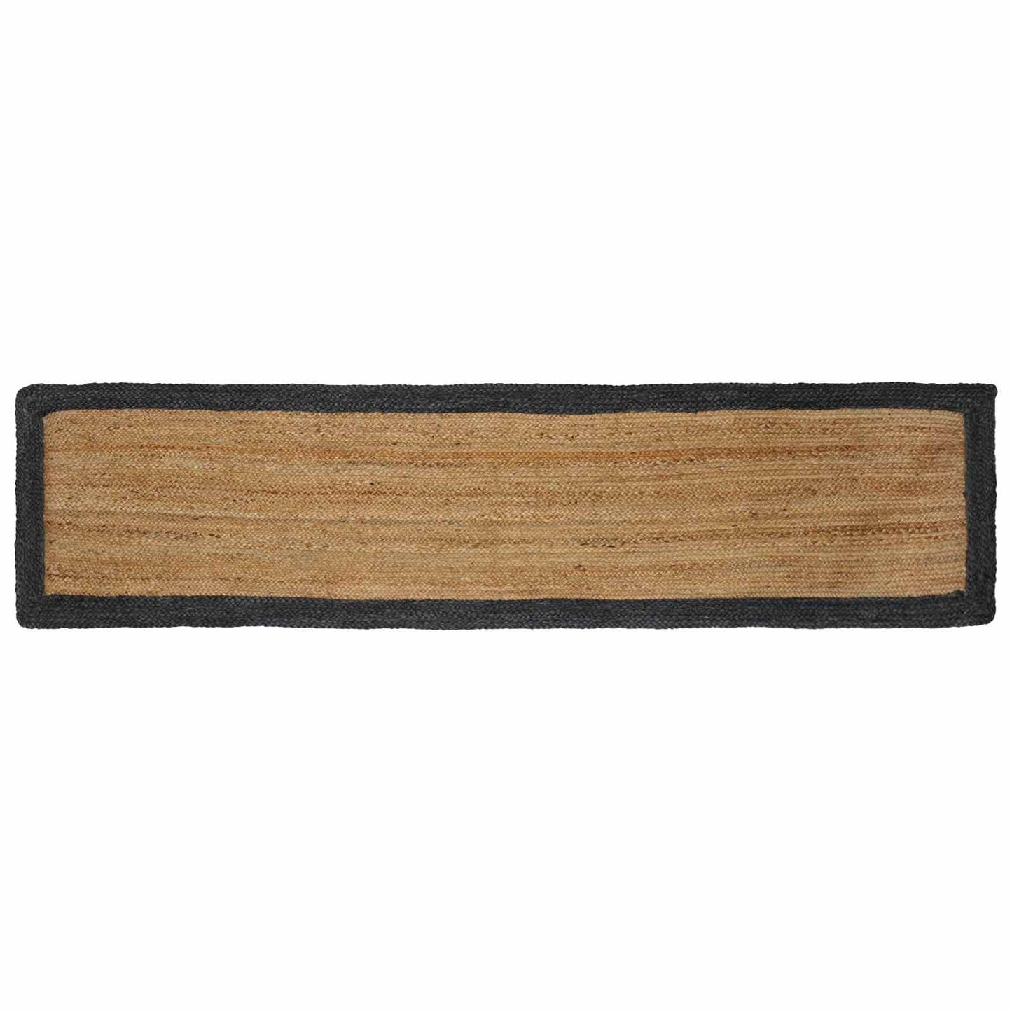 vidaXL Χαλιά χώρου Φυσικό και Σκούρο Γκρι 60 x 200 cm Γιούτα