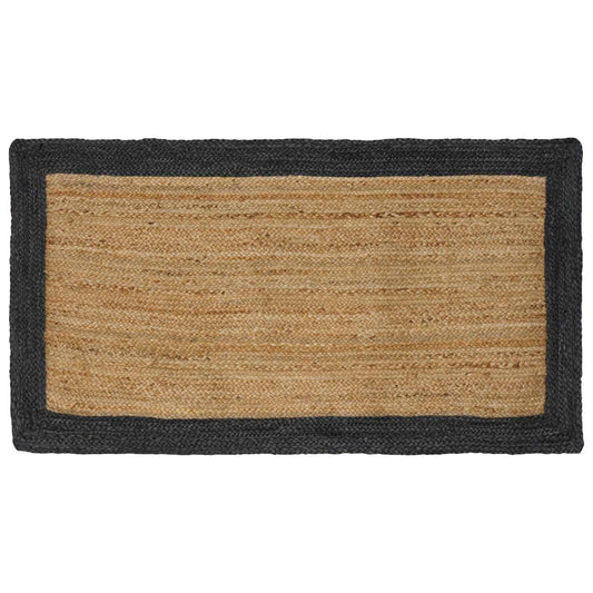 vidaXL Χαλιά χώρου Σκούρο Γκρι 80 x 150 cm Γιούτα
