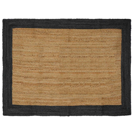 vidaXL Χαλιά χώρου Σκούρο Γκρι 120 x 170 cm Γιούτα
