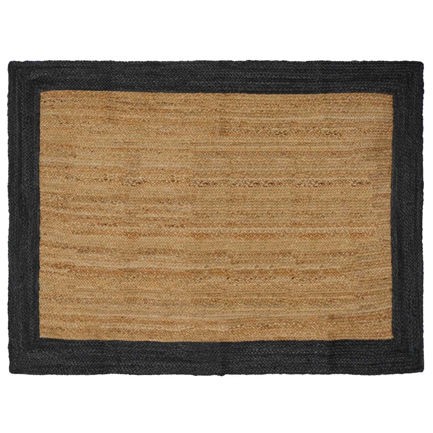 vidaXL Χαλιά χώρου Σκούρο Γκρι 140 x 200 cm Γιούτα