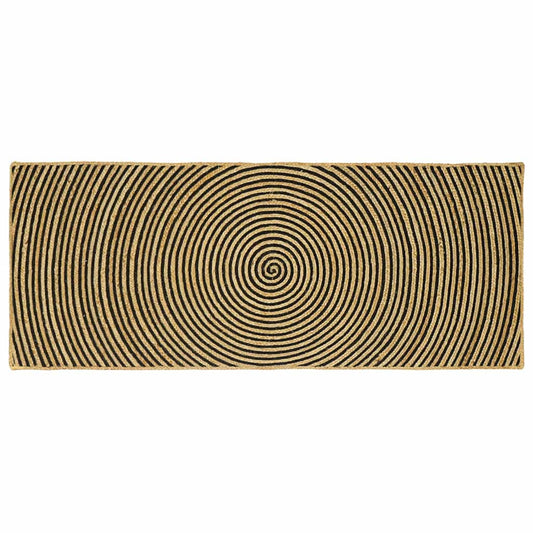 vidaXL Χαλιά χώρου Μαύρο 80 x 200 cm Γιούτα