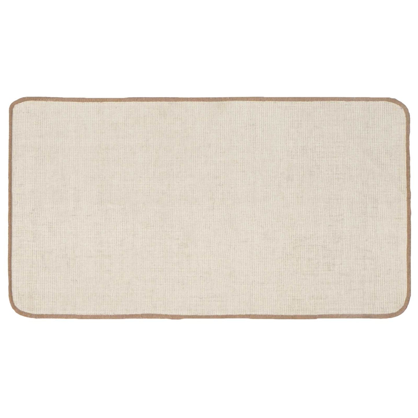 vidaXL Χαλί Περιοχής Ανοιχτό καφέ 60 x 110 cm Γιούτα