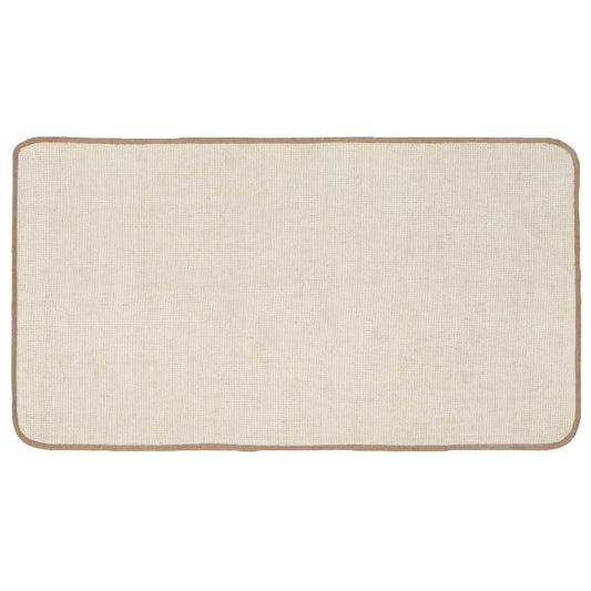 vidaXL Χαλί Περιοχής Ανοιχτό καφέ 60 x 110 cm Γιούτα
