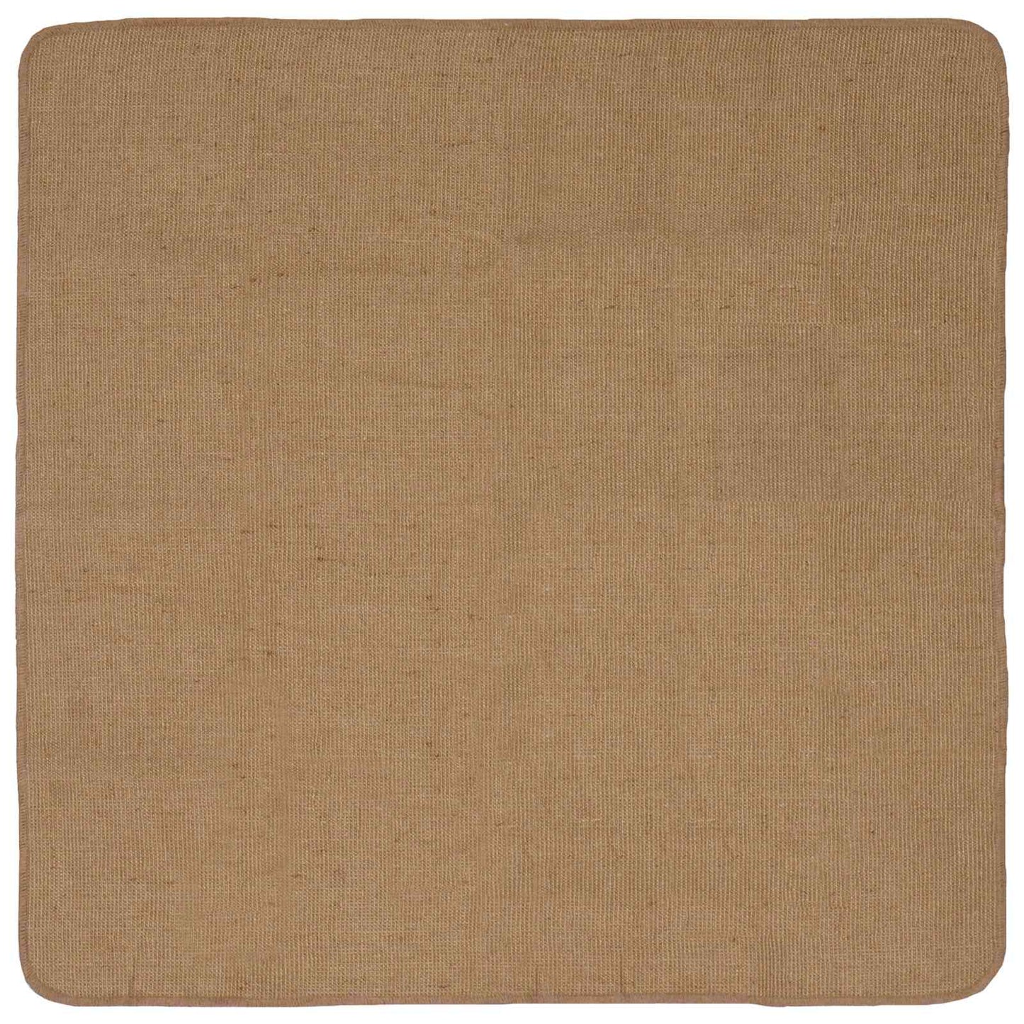 vidaXL Χαλί Περιοχής Ανοιχτό καφέ 120 x 120 cm Γιούτα