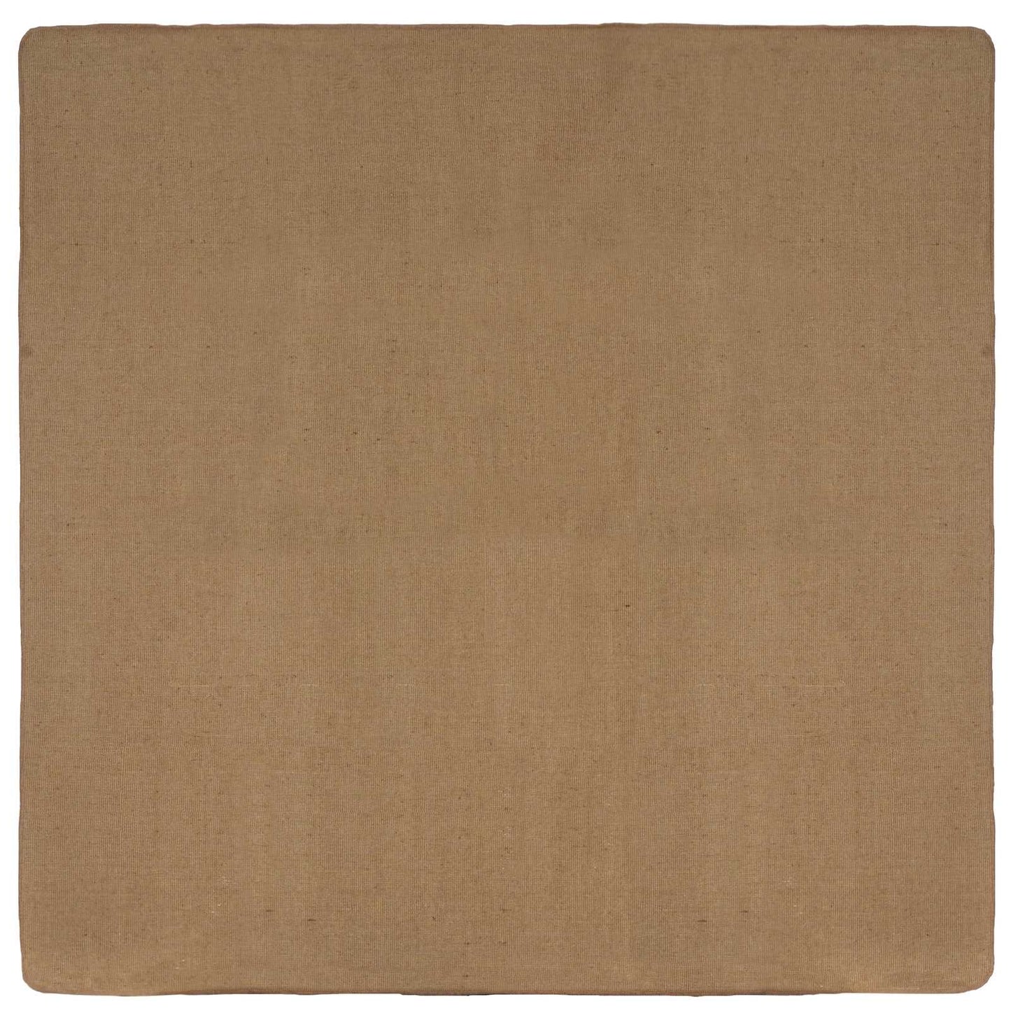 vidaXL Χαλί Περιοχής Ανοιχτό καφέ 240 x 240 cm Γιούτα