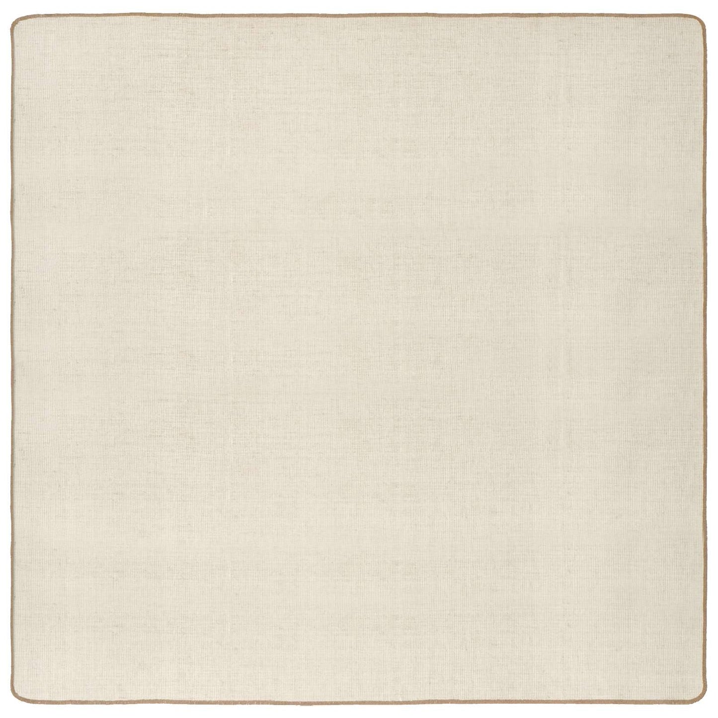 vidaXL Χαλί Περιοχής Ανοιχτό καφέ 240 x 240 cm Γιούτα