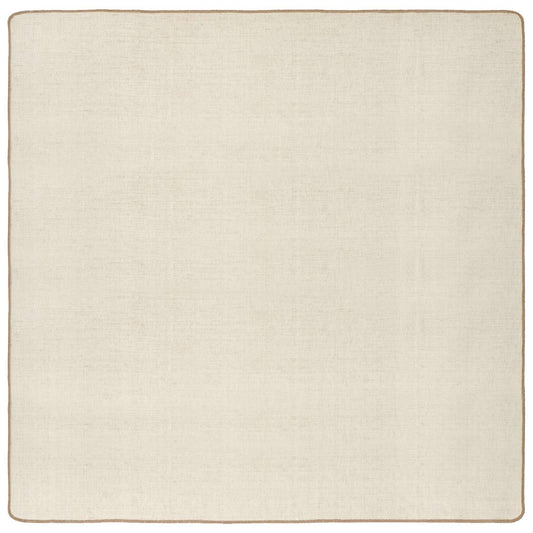 vidaXL Χαλί Περιοχής Ανοιχτό καφέ 300 x 300 cm Γιούτα