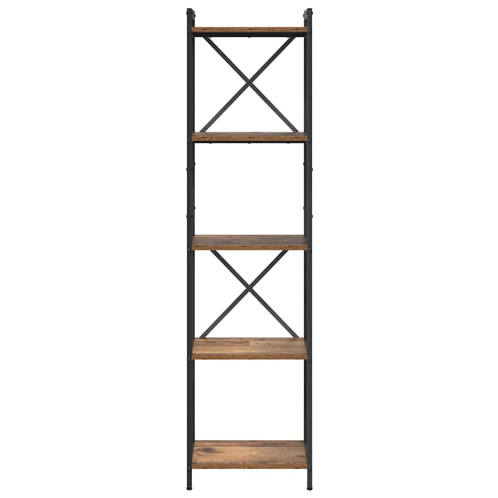 vidaXL Βιβλιοθήκη Παλαιό ξύλο 40 x 30 x 153 εκ Επεξεργασμένο ξύλο