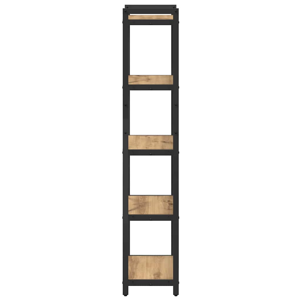 vidaXL Βιβλιοθήκη artisan δρυς 40 x 30 x 153 εκ Επεξεργασμένο ξύλο