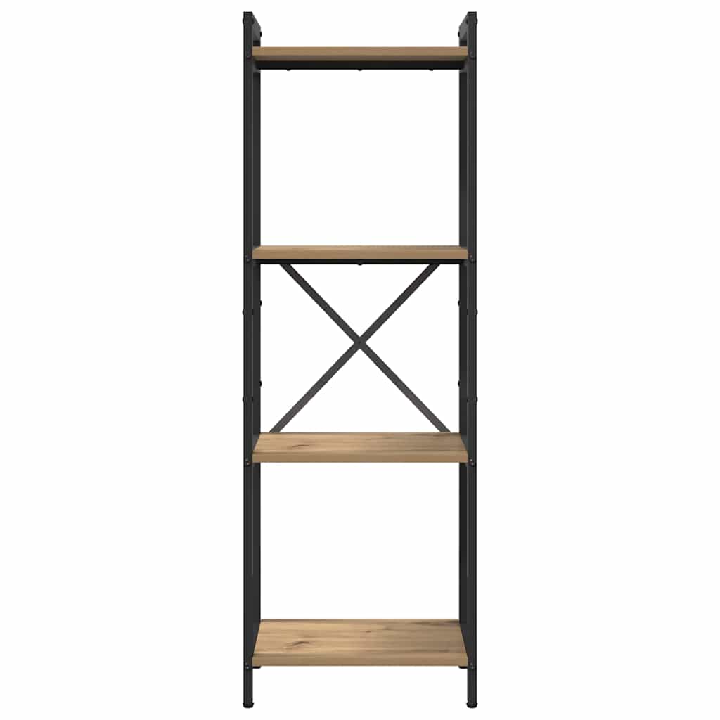 vidaXL Βιβλιοθήκη artisan δρυς 40 x 30 x 118 εκ Επεξεργασμένο ξύλο