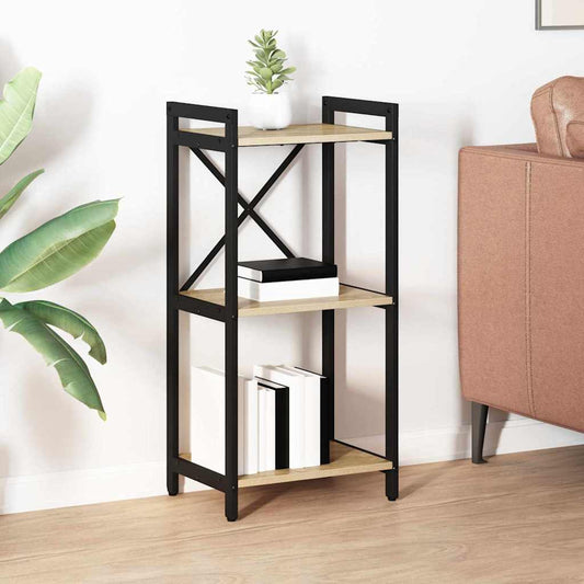 vidaXL Βιβλιοθήκη Sonoma Δρυς 40 x 30 x 83 εκ Επεξεργασμένο ξύλο