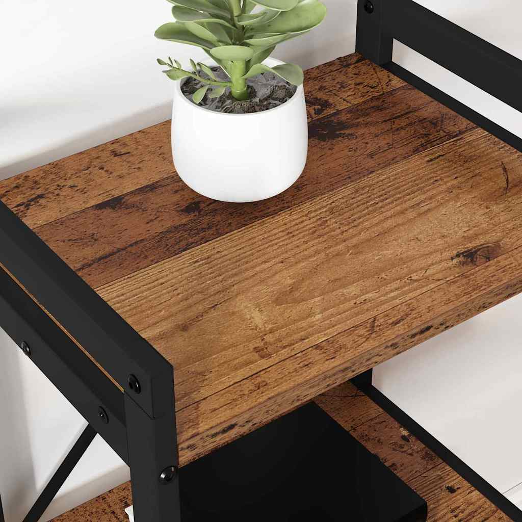 vidaXL Βιβλιοθήκη Παλαιό ξύλο 40 x 30 x 83 εκ Επεξεργασμένο ξύλο