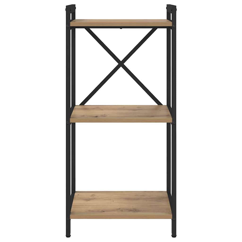 vidaXL Βιβλιοθήκη artisan δρυς 40 x 30 x 83 εκ Επεξεργασμένο ξύλο