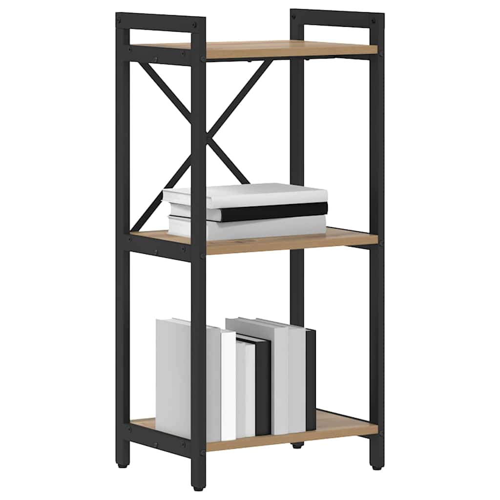 vidaXL Βιβλιοθήκη artisan δρυς 40 x 30 x 83 εκ Επεξεργασμένο ξύλο