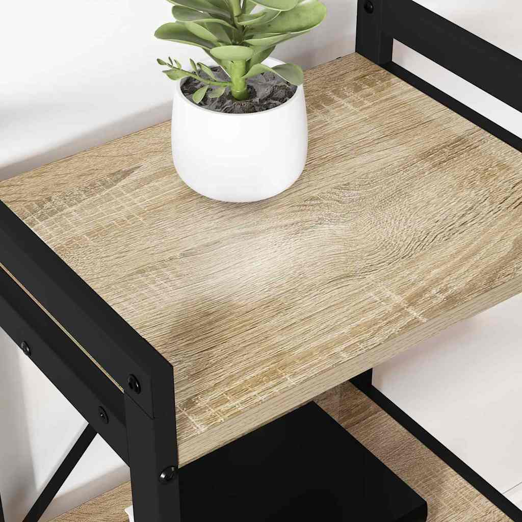 vidaXL Βιβλιοθήκη Sonoma Δρυς 40 x 30 x 48.5 εκ Επεξεργασμένο ξύλο