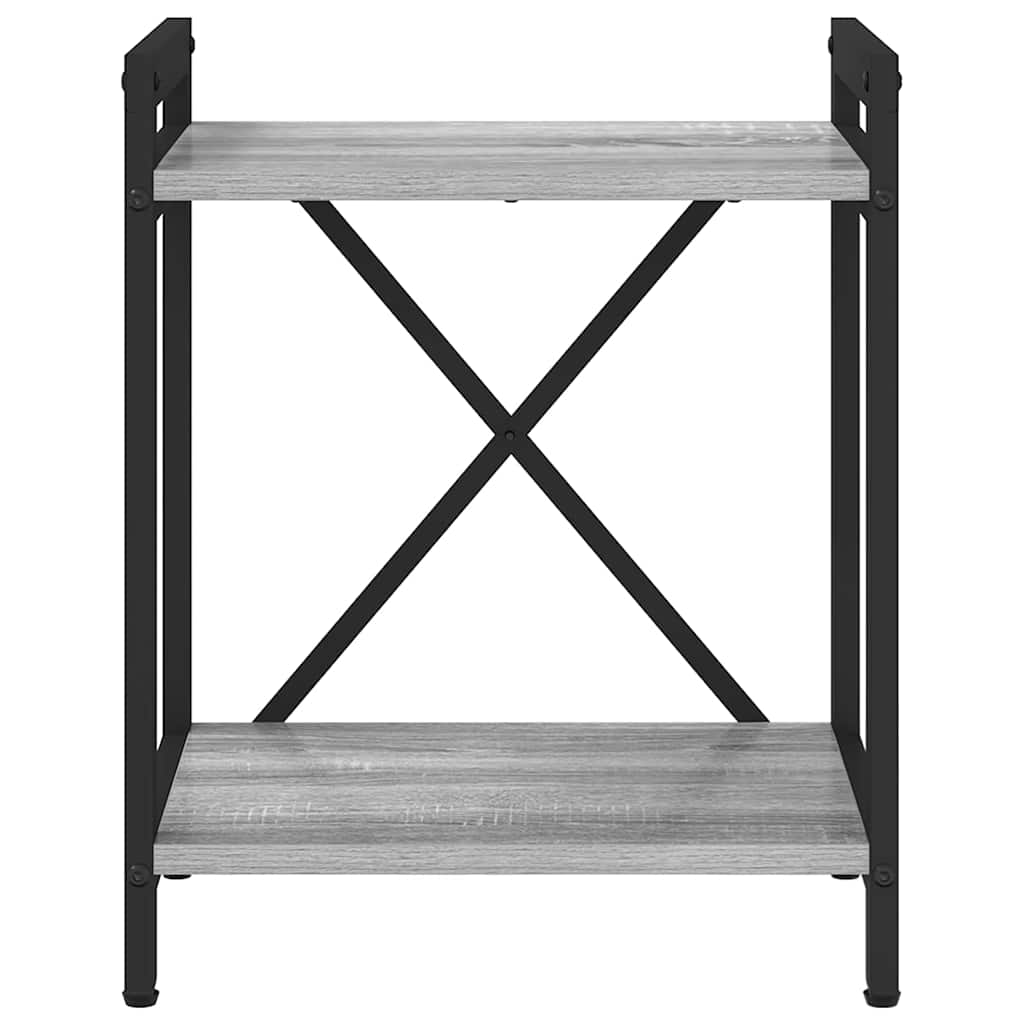 vidaXL Βιβλιοθήκη Γκρι sonoma 40 x 30 x 48.5 εκ Επεξεργασμένο ξύλο