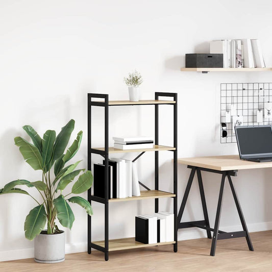 vidaXL Βιβλιοθήκη Sonoma Δρυς 60 x 30 x 118 εκ Επεξεργασμένο ξύλο