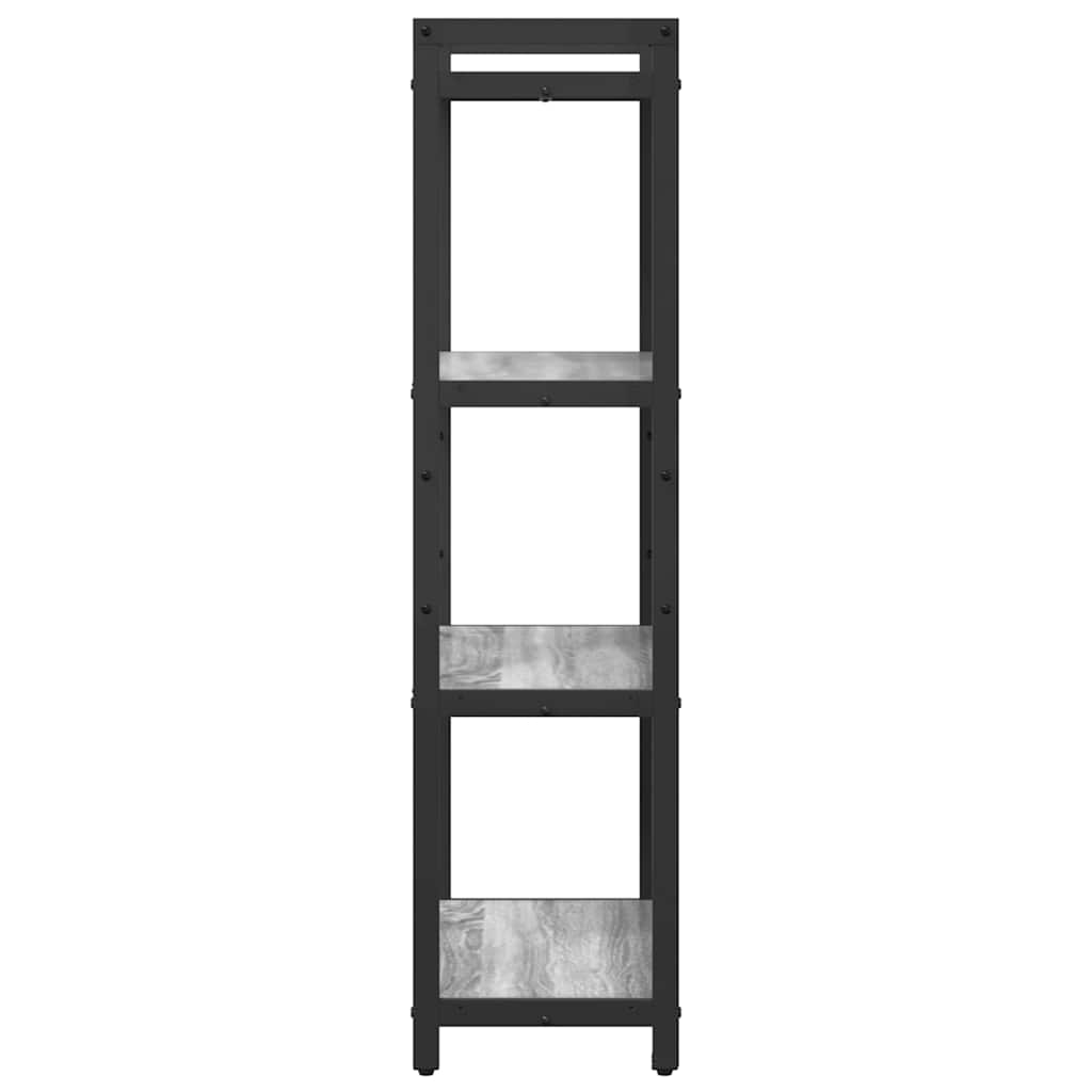 vidaXL Βιβλιοθήκη Γκρι sonoma 60 x 30 x 118 εκ Επεξεργασμένο ξύλο