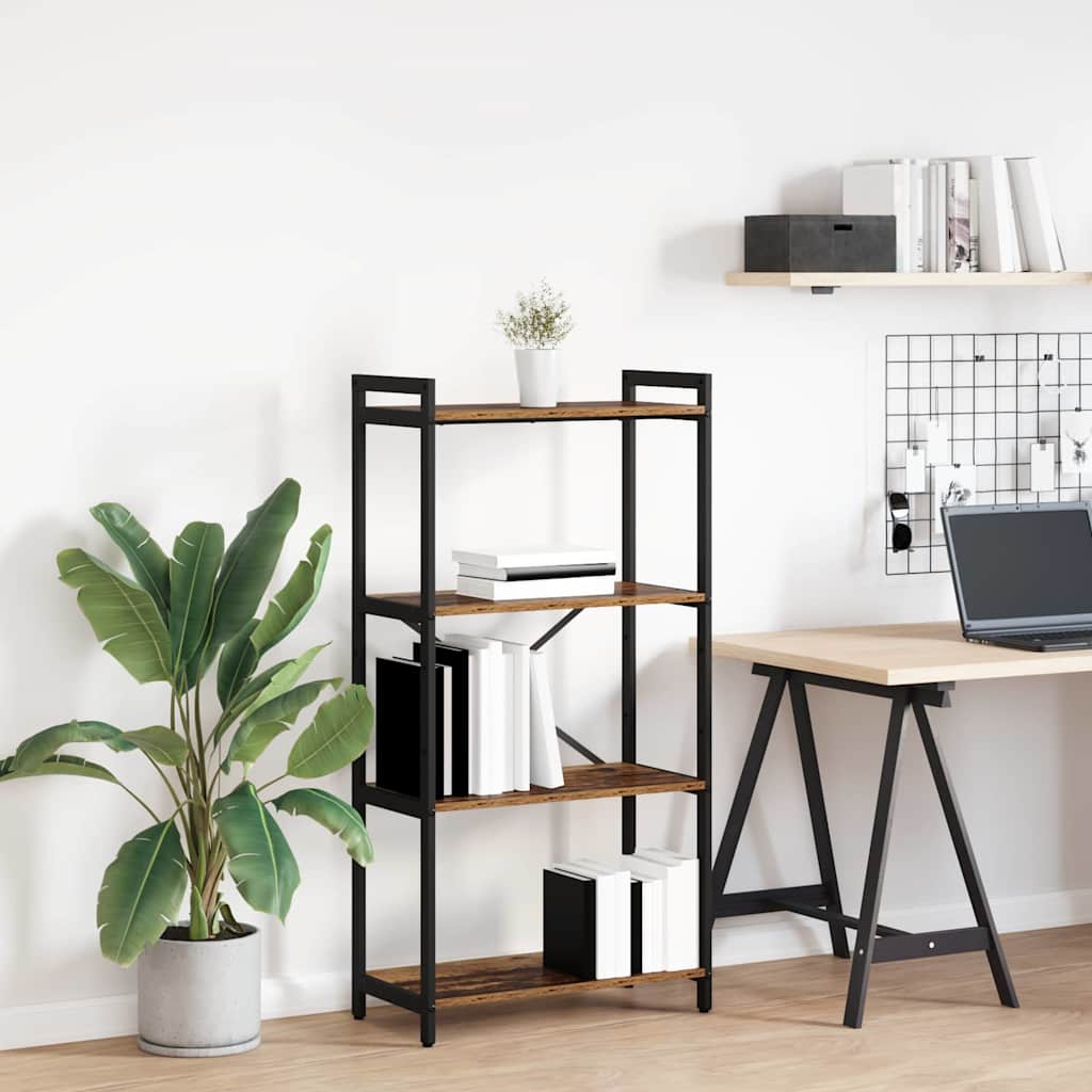 vidaXL Βιβλιοθήκη Παλαιό ξύλο 60 x 30 x 118 εκ Επεξεργασμένο ξύλο